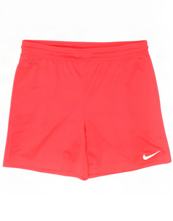 Nike - Pantalones cortos deportivos Dri Fit para niños de 12 a 13 años, talla grande, color rojo