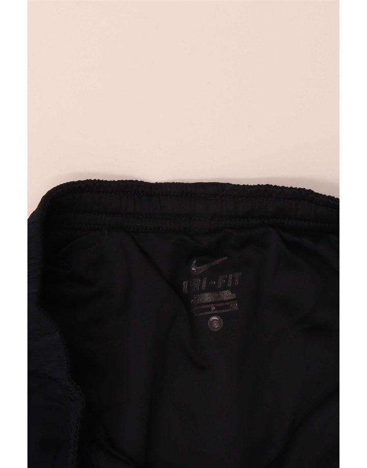 Nike Dri Fit - Pantalones cortos deportivos para hombre, talla pequeña, poliéster, color azul marino