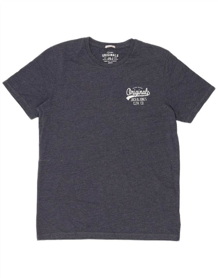 Camiseta Jack & Jones Hombre Top Medium Azul Marino Algodón
