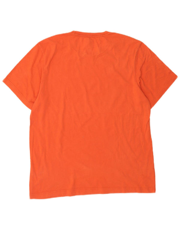 Levi's Camiseta gráfica para hombre Top grande de algodón naranja