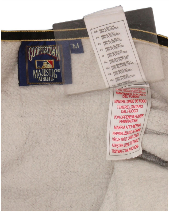 MAJESTIC Suéter con capucha y cremallera de los New York Yankees para mujer UK 14 Gris medio