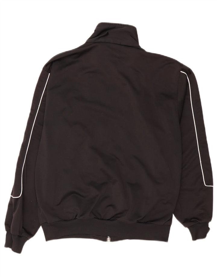 Kappa Hombre Chándal Top Chaqueta Mediana Negro Poliéster