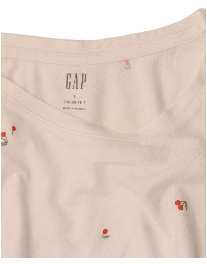 Gap Camiseta para mujer Top UK 44 Large White Spotted