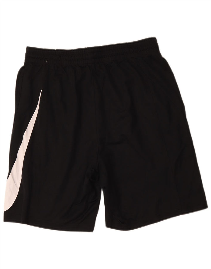 Nike Dri Fit Graphic - Pantalones cortos deportivos para hombre (poliéster), color negro