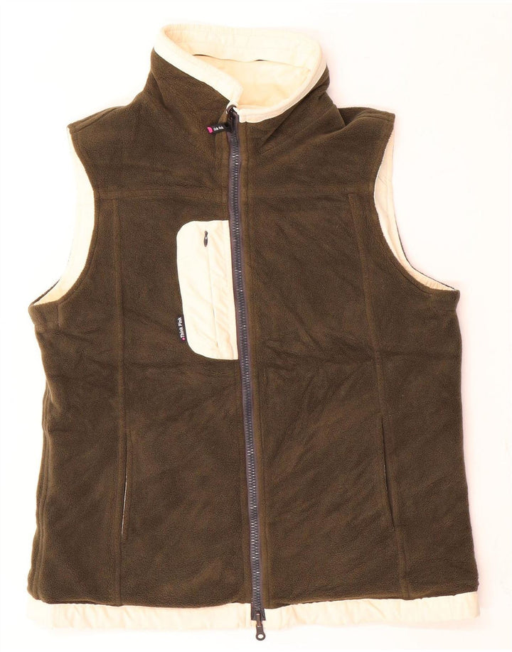 Think Pink Chaleco reversible extragrande para mujer IT 40 Small Beige Poliamida