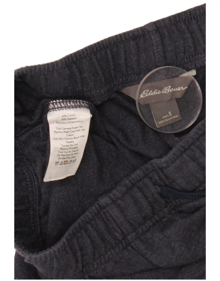 Eddie Bauer Pantalones cortos deportivos para hombre pequeños de algodón azul marino
