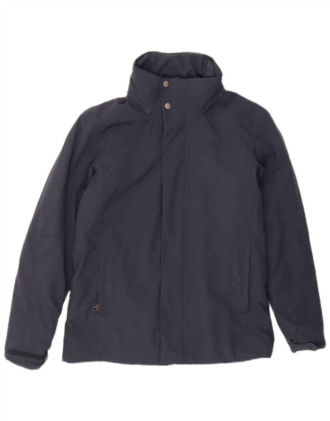 Slam Chaqueta cortavientos con capucha para hombre UK 36 Small Azul marino Nylon