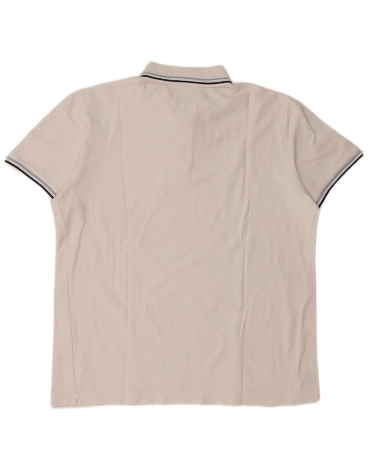 Polo Lotto Hombre XL Algodón Blanco