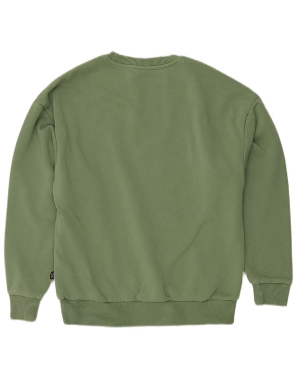 Puma - Sudadera gráfica para mujer, talla 10, algodón verde pequeño
