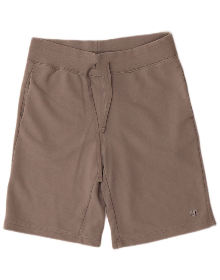 Champion Pantalones cortos deportivos para hombre Poliéster gris grande