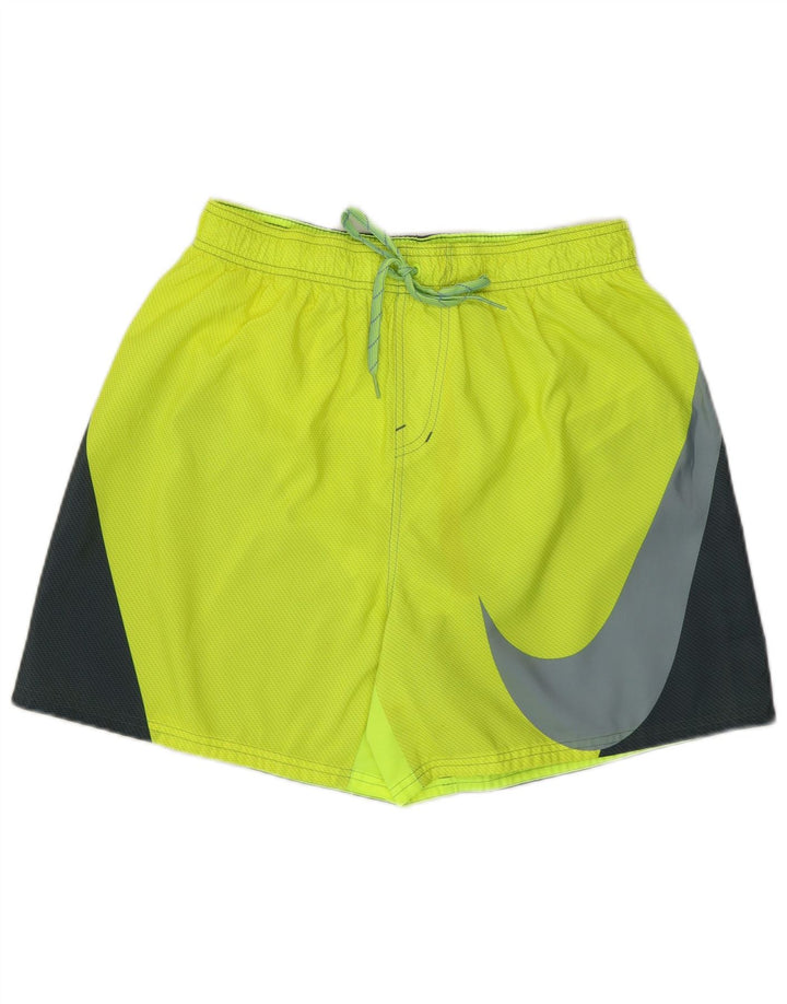 Nike Bañador con gráfico y diseño colour block en verde grande para hombre