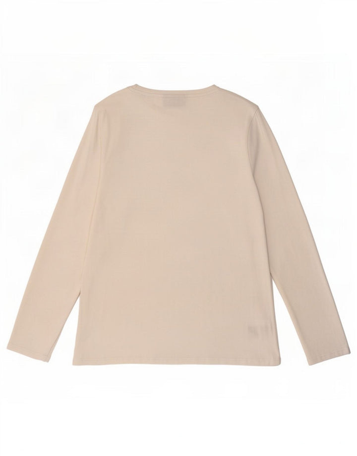 Marks & Spencer - Camiseta de manga larga para mujer, talla 40, talla mediana, algodón blanco