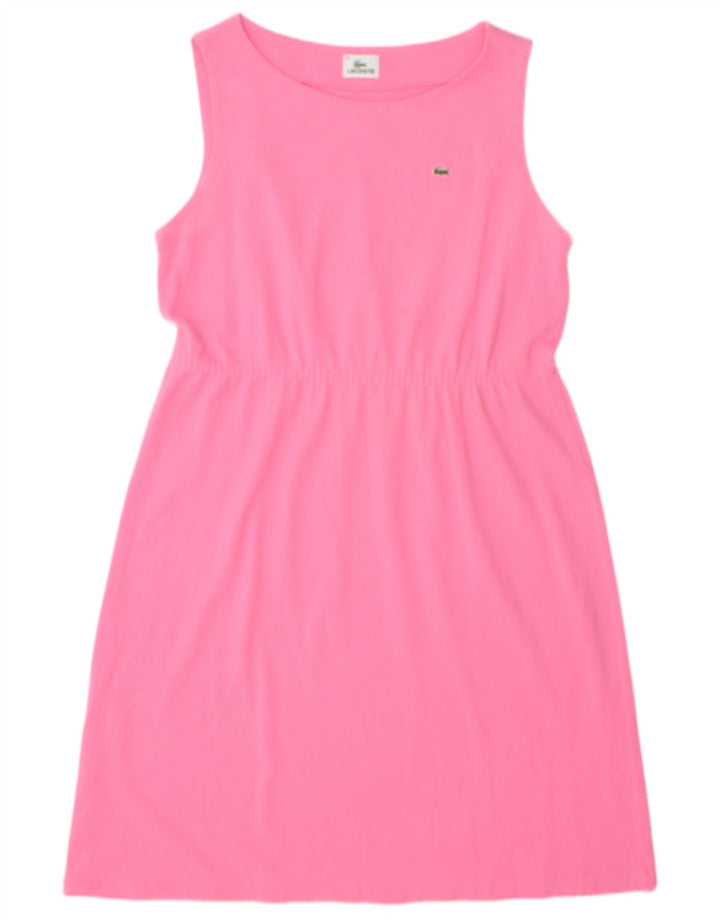 Vestido Lacoste Mujer Básico Sin Mangas Talla 48 XL Rosa