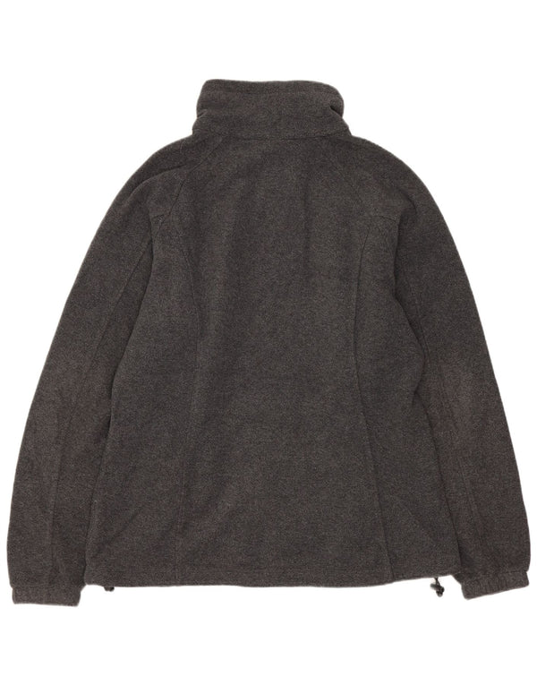 Columbia Chaqueta polar para mujer UK 46 Poliéster gris grande