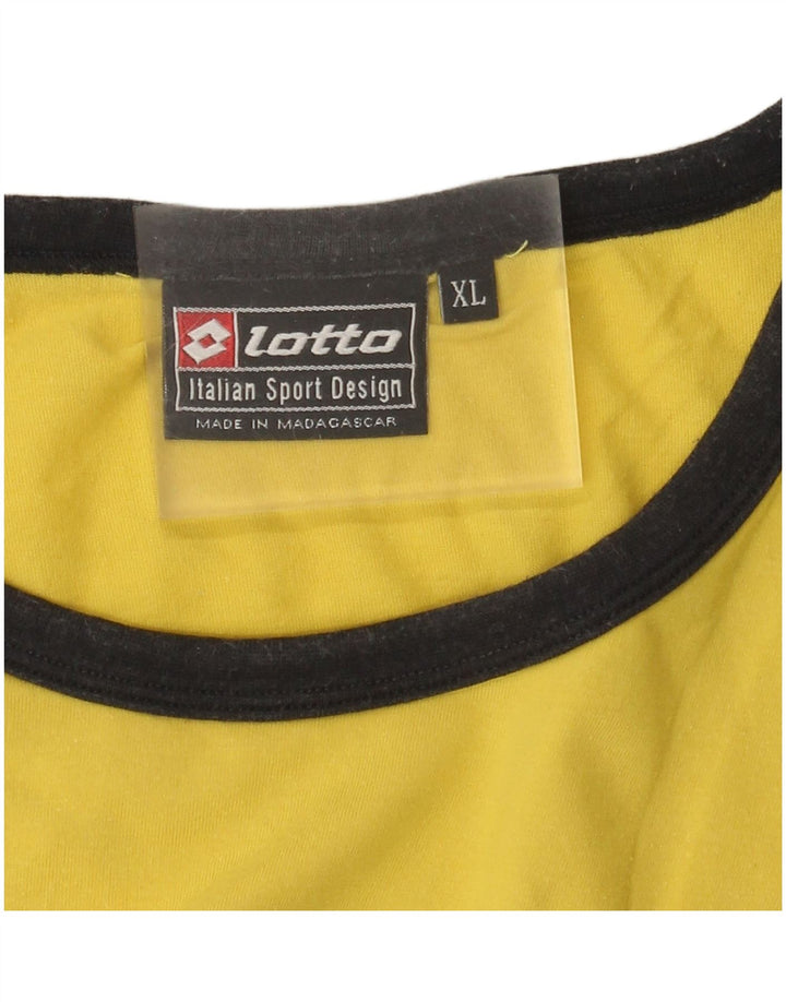 Camiseta Lotto Hombre Top XL Amarillo