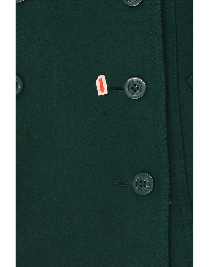 RALPH Abrigo cruzado para mujer IT 42 Verde medio