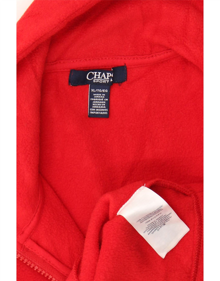 CHAPS Chaleco polar para mujer UK 18 XL Poliéster rojo
