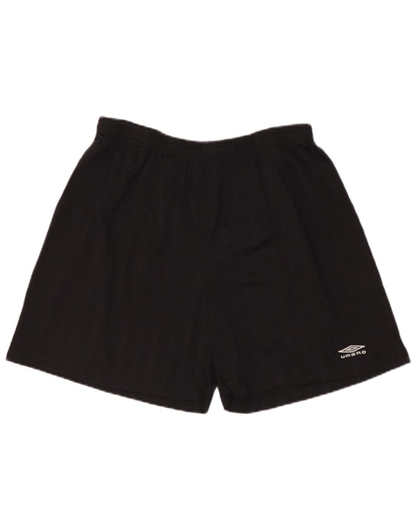 Umbro Pantalones cortos deportivos para hombre UK 38/40 2XL Negro Poliéster