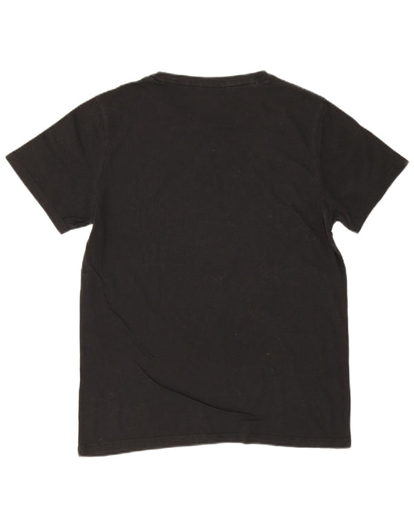 Jack & Jones Hombre Camiseta Gráfica Top Medium Black