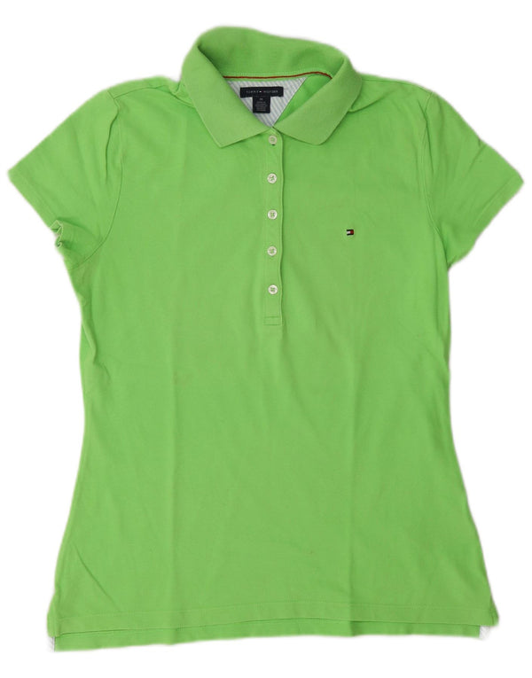 Tommy Hilfiger Polo para mujer UK 12 Algodón verde medio