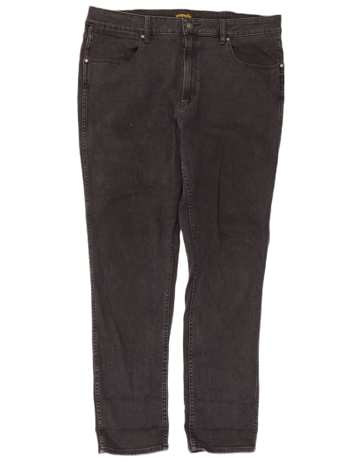 Wrangler Hombre Sid Slim Jeans W38 L29 Algodón Gris