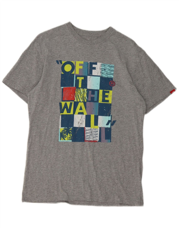 Camiseta Vans Hombre Graphic Top Algodón Gris Medio