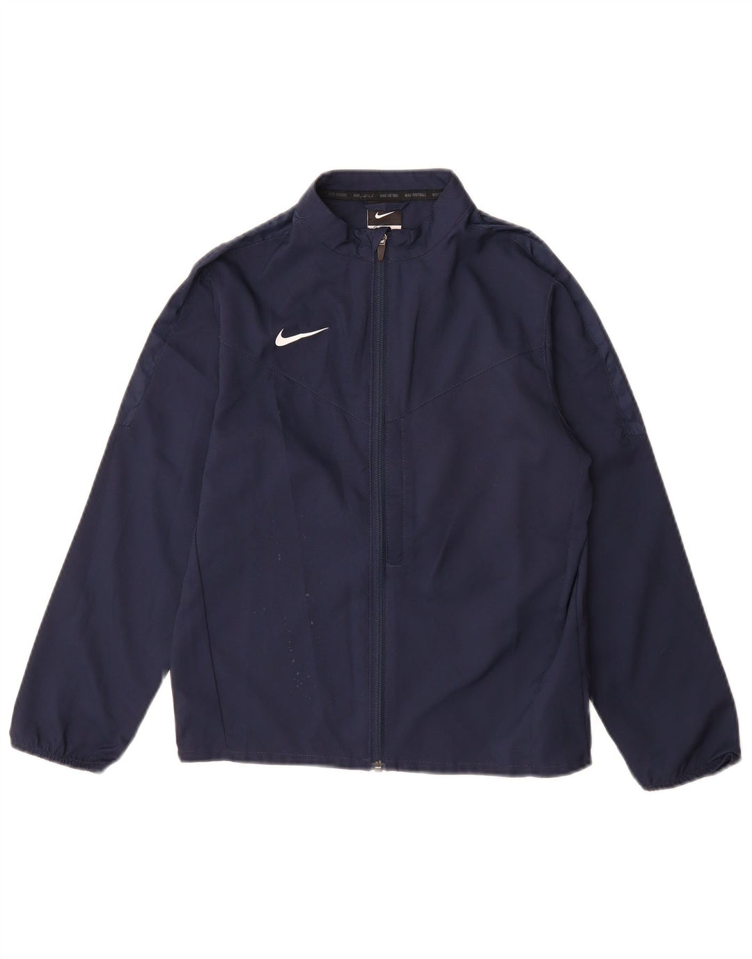 Nike - Chaqueta de chándal para niño, 8-9 años, pequeña, azul marino, poliéster
