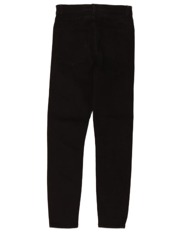 Zara Vaqueros pitillo para mujer EU 38 Small W28 L27 Algodón negro