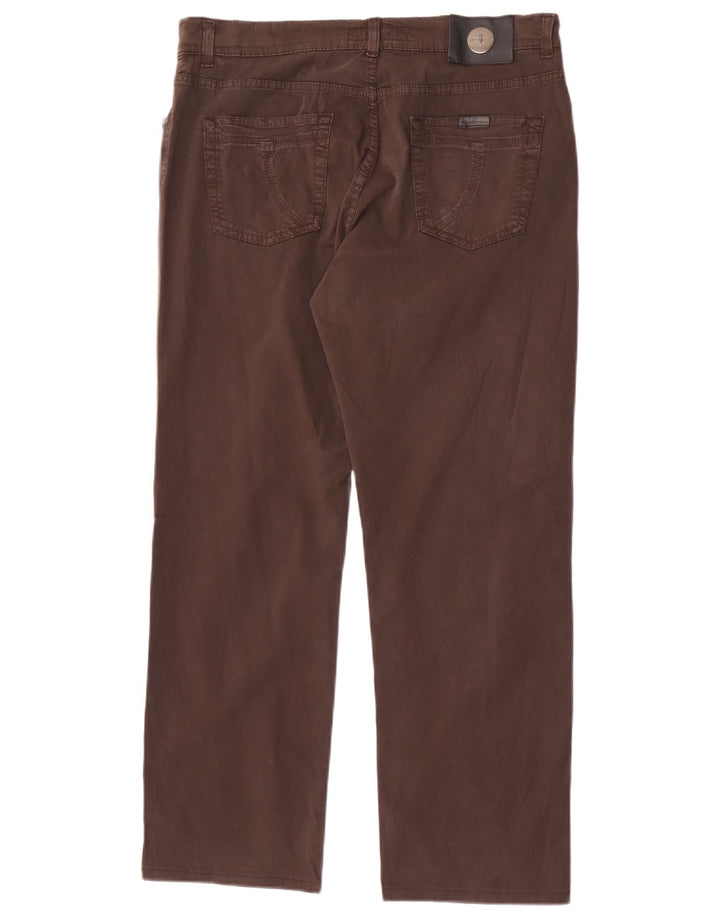 Vaqueros Trussardi Hombre Rectos W35 L30 Marrón Algodón