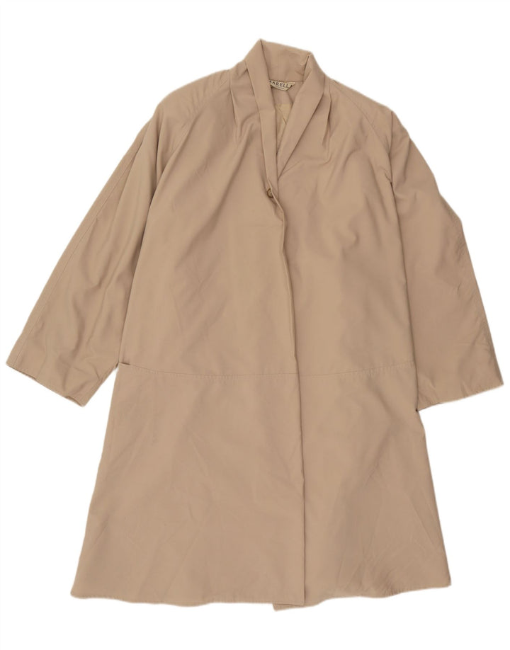 Abrigo Marella para mujer Reino Unido 44 Poliéster beige grande
