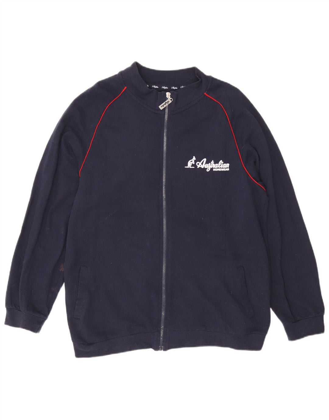 AUSTRALIAN L'ALPINA Chaqueta de chándal para hombre XL Algodón azul marino