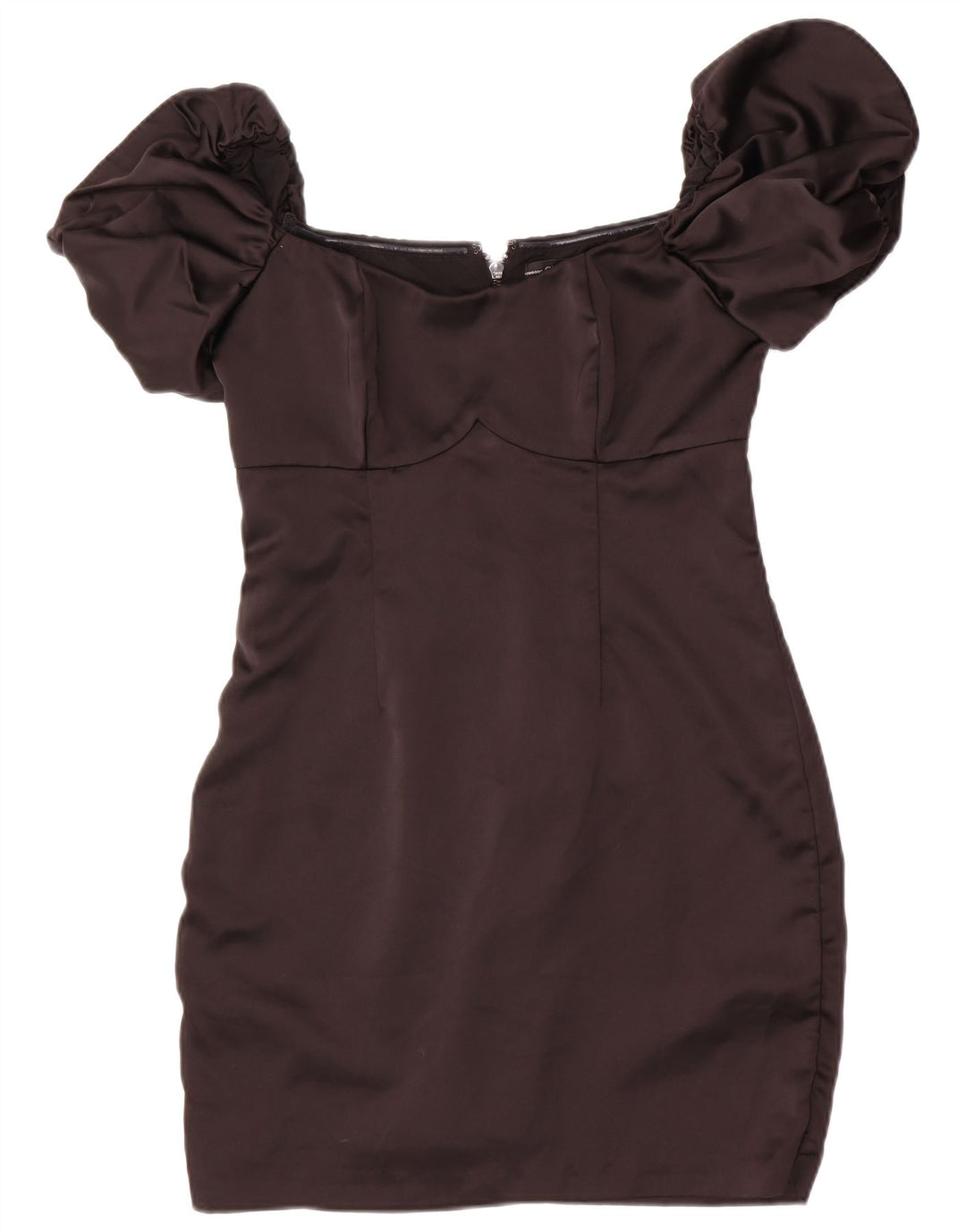 Guess Vestido ajustado con hombros descubiertos para mujer UK 8 Small Poliéster negro