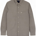 American Eagle Camisa ajustada para hombre Algodón moteado gris medio