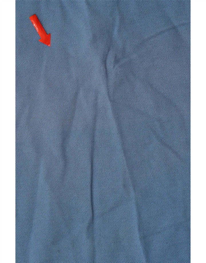 Lacoste Vestido Polo Mujer Talla 40 Azul Medio