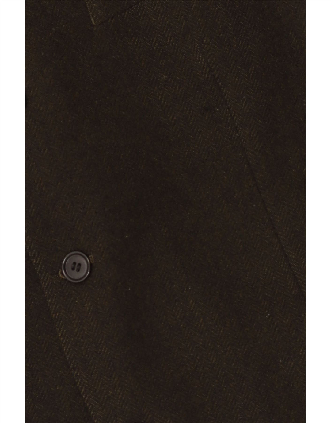 Vintage hombres 3 botones chaqueta blazer IT 54 2XL caqui espiga cachemira