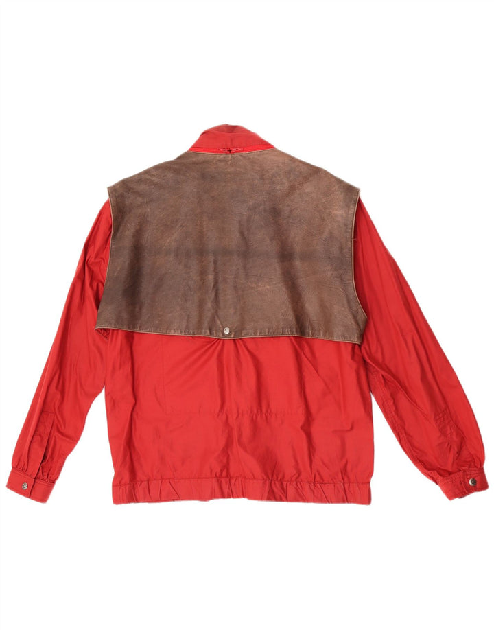 Ciesse Piumini Chaqueta Bomber Hombre IT 48 Small Rojo Algodón