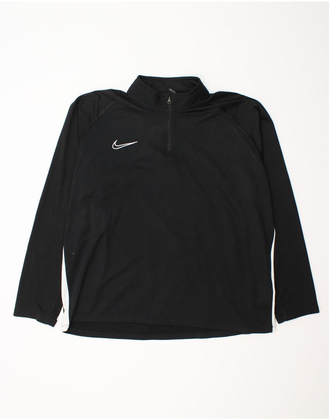 NIKE Chándal Dri Fit con cremallera y cuello para hombre, talla 2XL, color negro