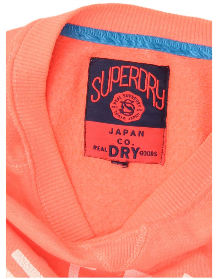 SUPERDRY Sudadera gráfica para mujer Jumper UK 46 Large Naranja