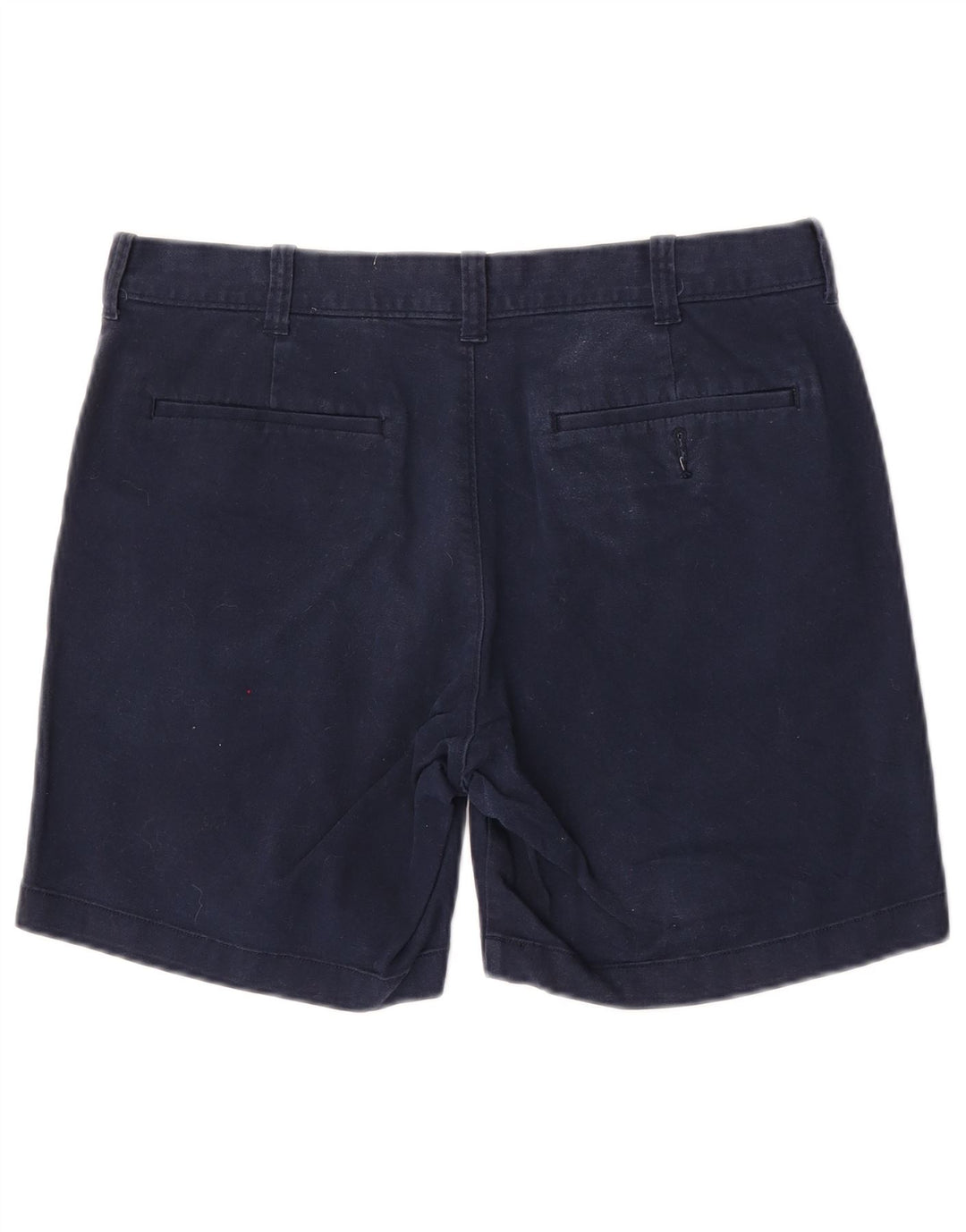 J. Crew Pantalones cortos chinos Flex de ajuste regular para hombre W33 Algodón azul marino mediano
