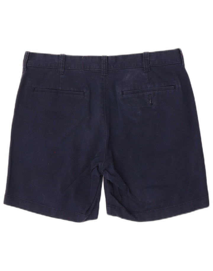 J. Crew Pantalones cortos chinos Flex de ajuste regular para hombre W33 Algodón azul marino mediano