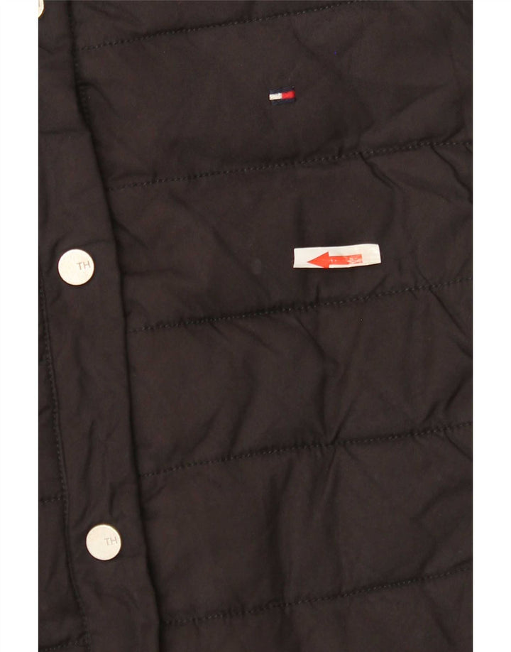 Tommy Hilfiger Chaleco acolchado para mujer UK 6 XS Poliéster negro