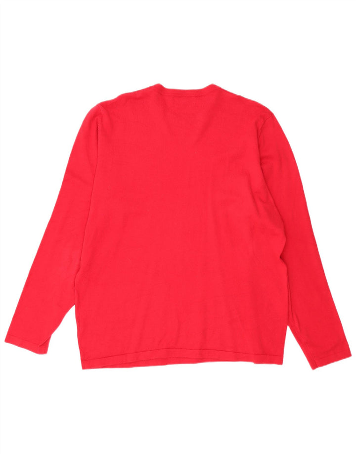 ZARA Hombre Top Manga Larga XL Rojo