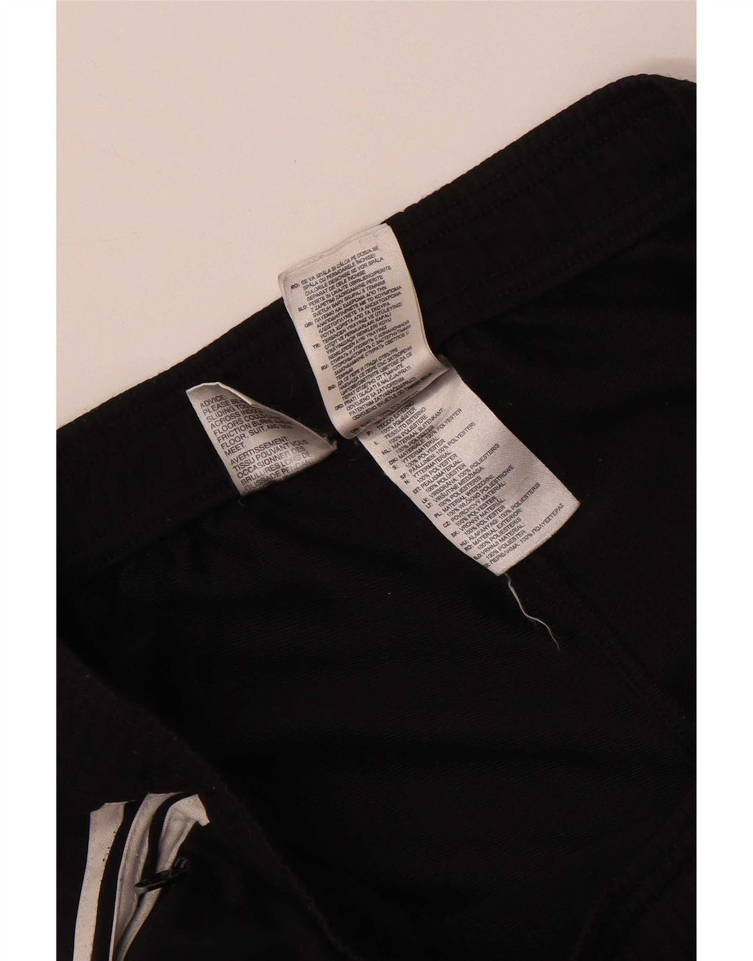 Adidas Hombre Pantalones De Chándal Joggers Medium Negro Poliéster