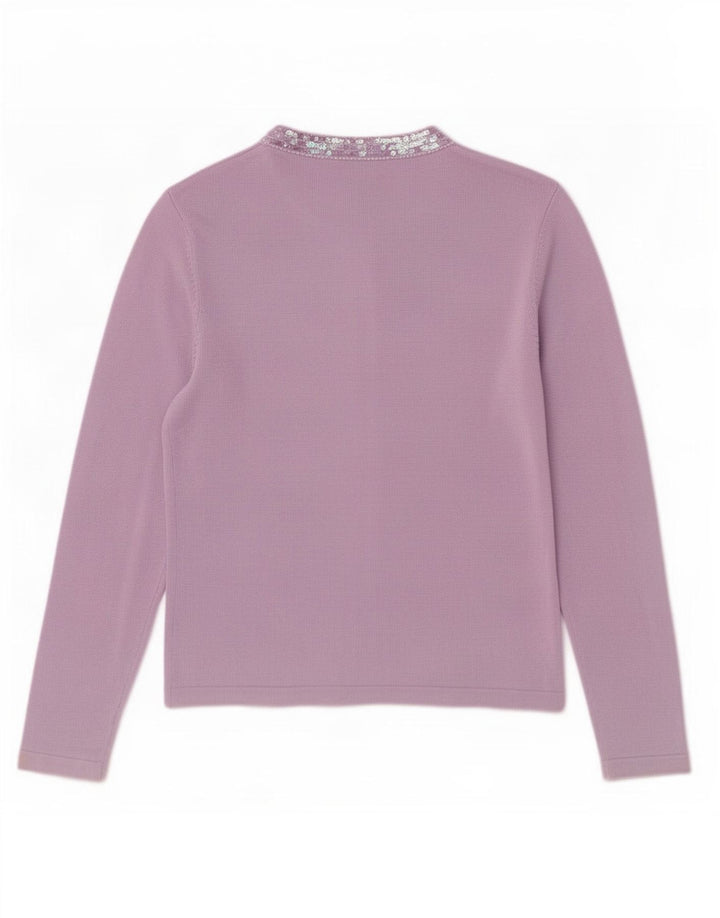 Marks & Spencer - Cárdigan para mujer (talla 40), color morado