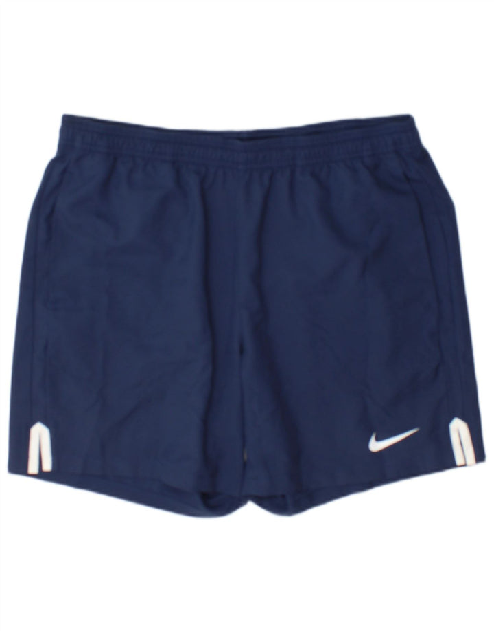 Nike - Pantalones cortos deportivos Dri Fit para hombre, talla grande, azul marino