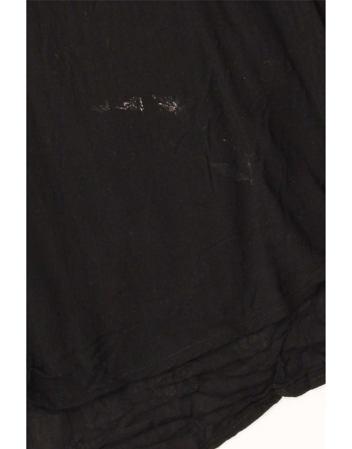Zara Mujer Blusa Sin Mangas Top UK 44 Medium Negro