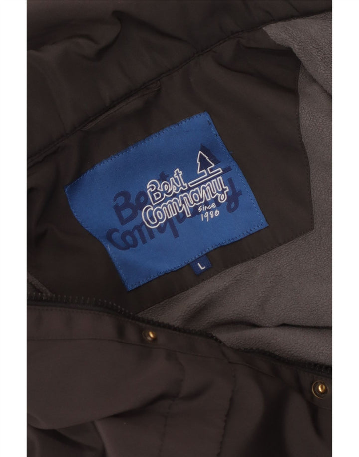 Best Company Chaqueta Bomber para Hombre UK 40 Large Black