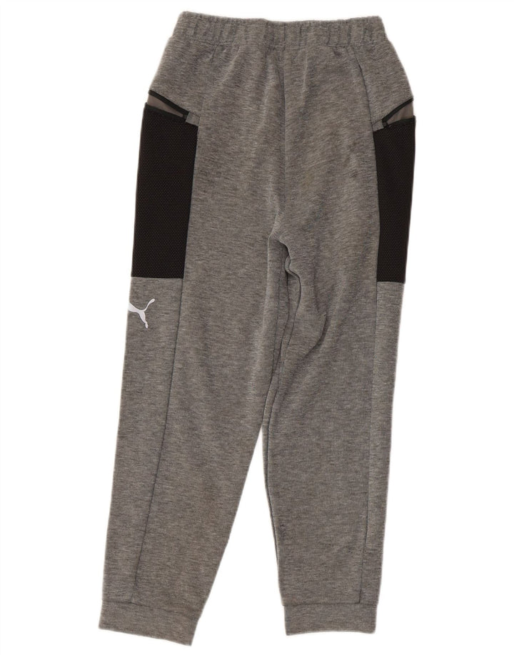 PUMA Pantalones de chándal para niño Joggers 9-10 años Gris Colorblock Algodón