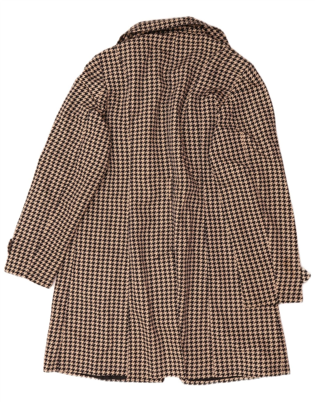 Marks & Spencer Gabardina para mujer UK 44 Poliéster de pata de gallo beige grande