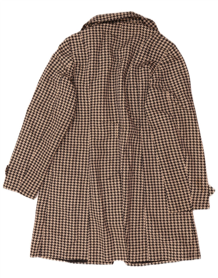Marks & Spencer Gabardina para mujer UK 44 Poliéster de pata de gallo beige grande